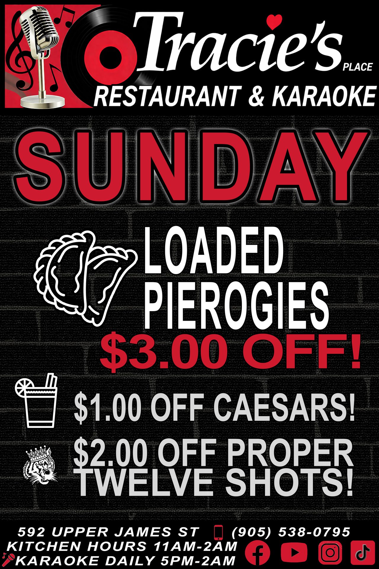 Sunday Specials