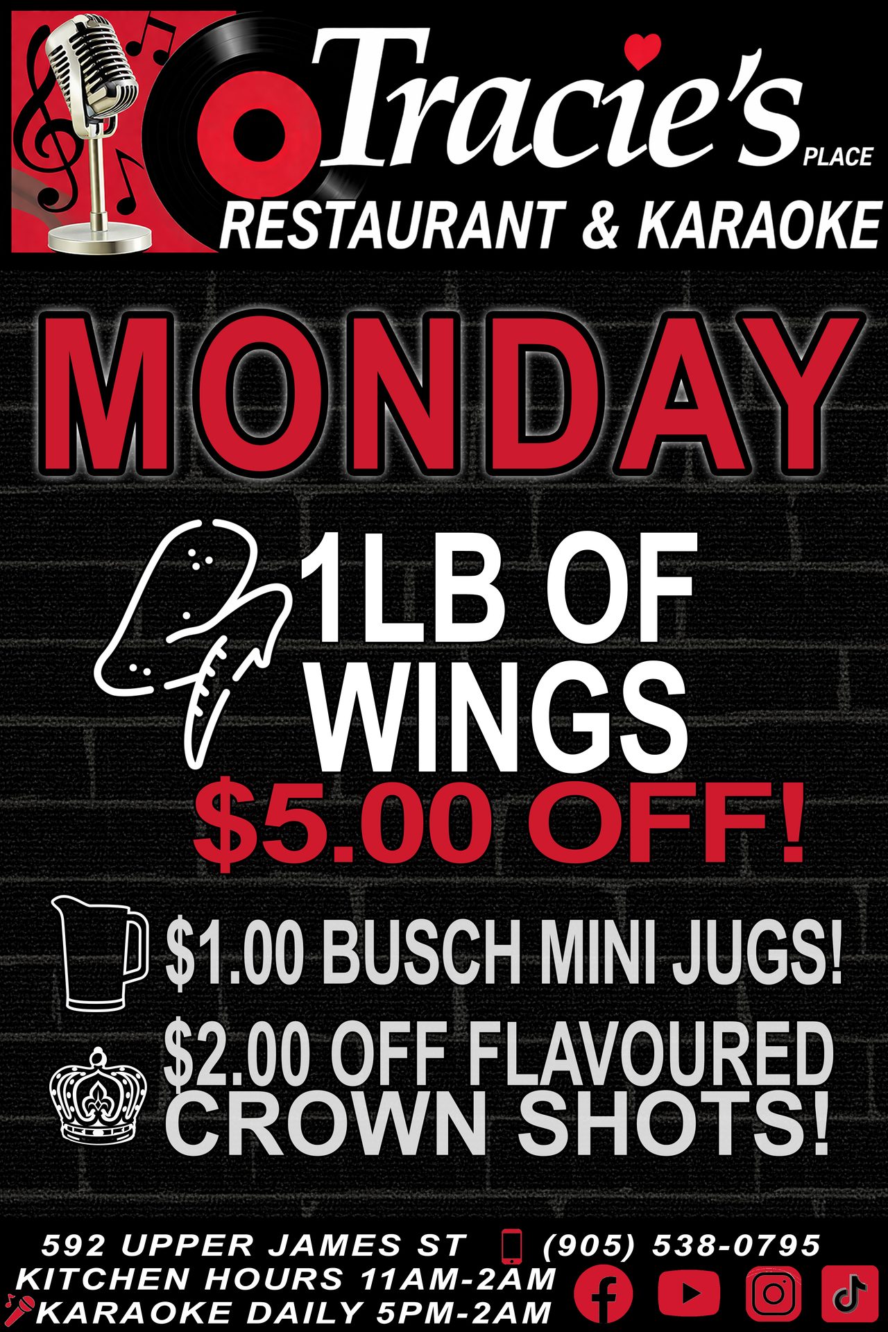 Monday Specials