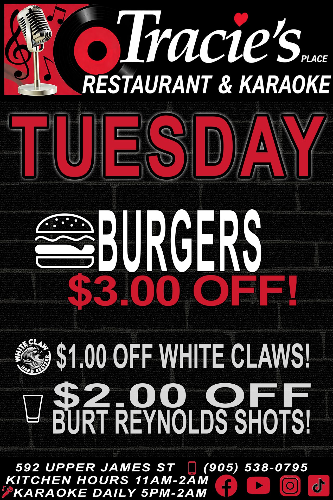 Tuesday Specials